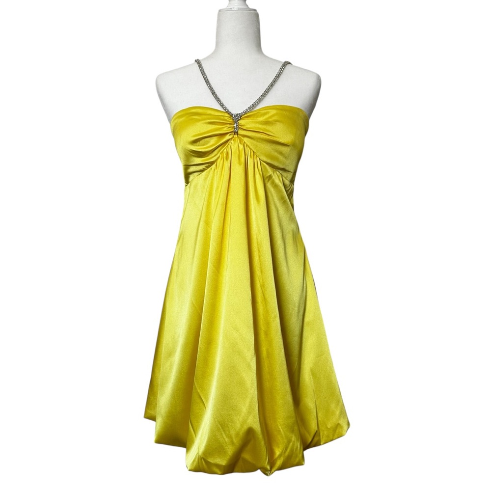 NOX USA Yellow Blouson Dress